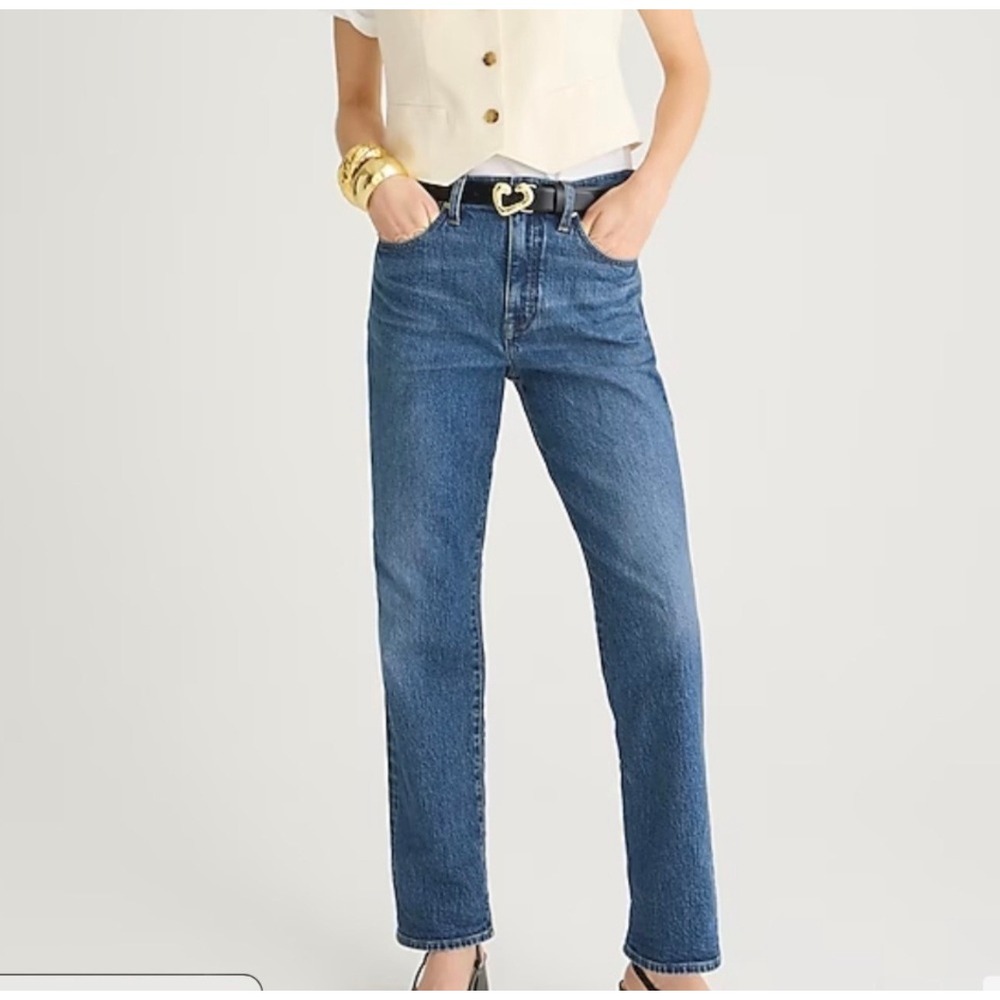 J.Crew Jeans 29 Classic Straight Leg Jeans Medium Wash High Rise BX969 Capsule